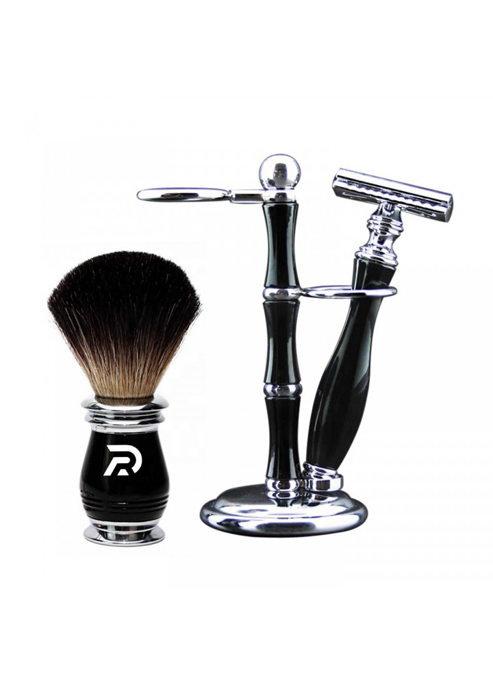 badger brush shaving kit